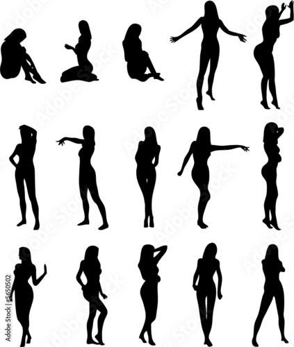 Sexy Silouettes - Vector