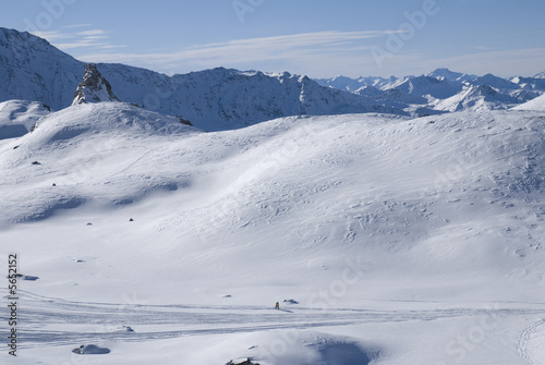 View in Les Arcs. France  © Steeve ROCHE