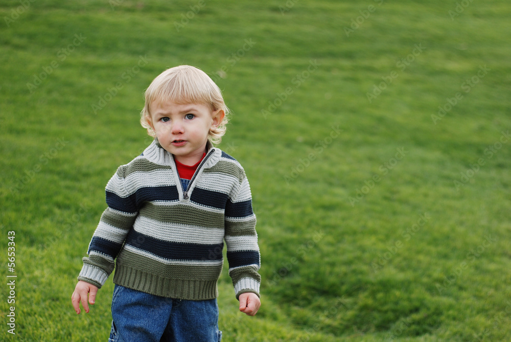 a little kid is enjoying his time in the park a little kid is enjoying his time in the park