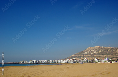 Der Strand von Agadir
