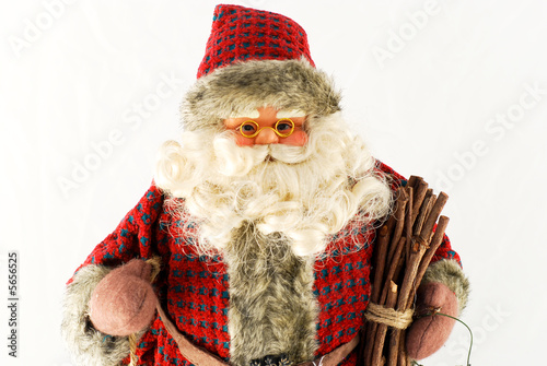Funny Santa Claus doll with wood