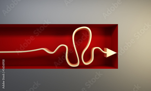 3d rendering of the arrow in the deadlock