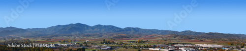 Panorama of Medford Oregon West Side photo