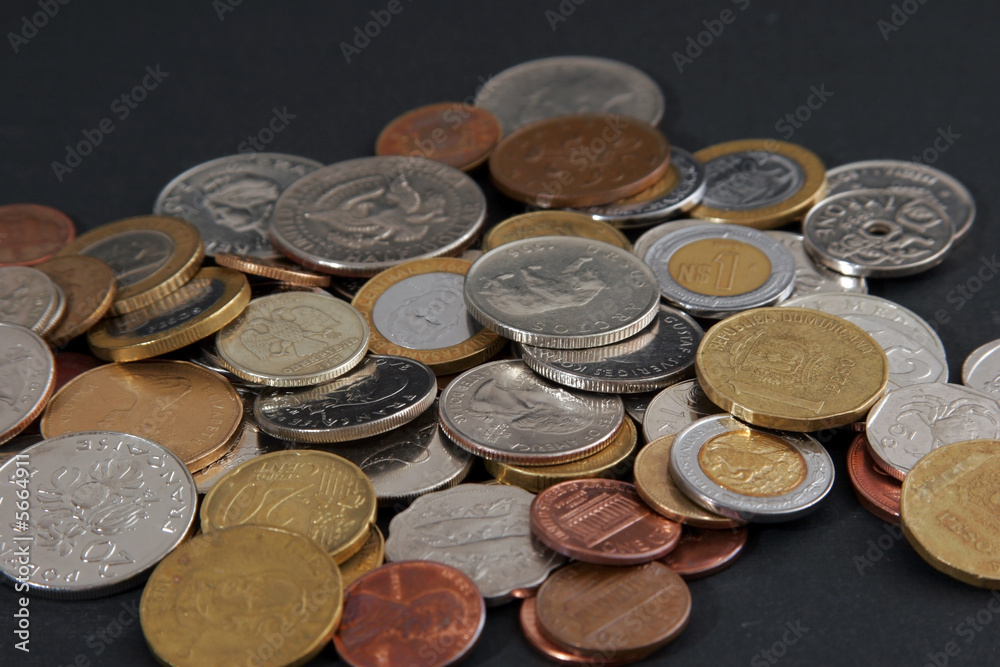 Multi currency coins from arround the world Multi currency coins from arround the world