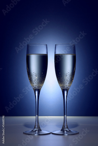 Valentine champaigne glasses