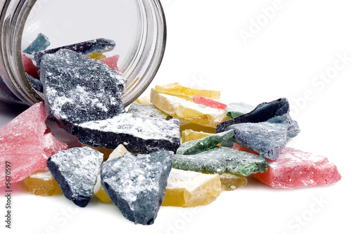 Fotografie Hard Candy and Canning Jar