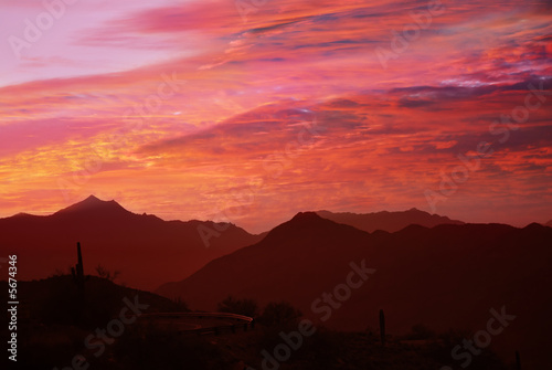 Phoenix, Arizona, sunset 