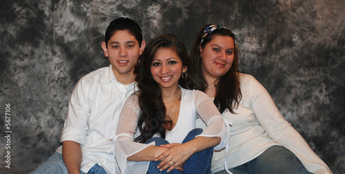Good looking Latino Family