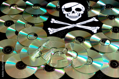 Картината върху платно Software piracy