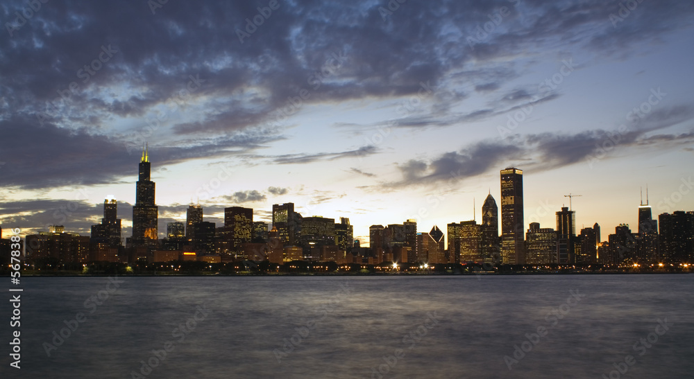Panorama of Downtown Chicago