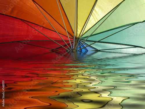 Regenschirm + Wassereffekt