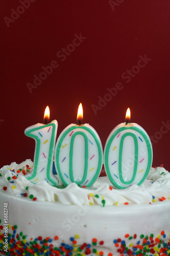 Birthday Cake - One Hundred