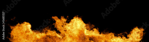 Massive wall of fire and flames (Huge XXL file) photo