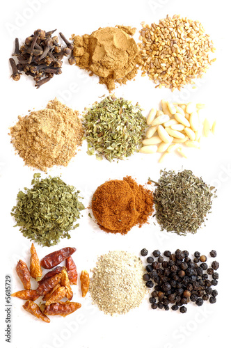 Especias para cocinar