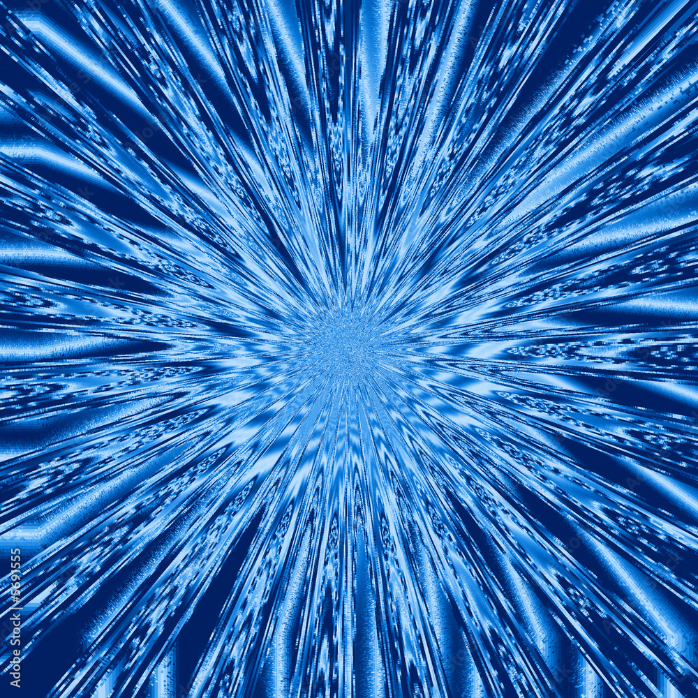 Obraz premium lumière bleue