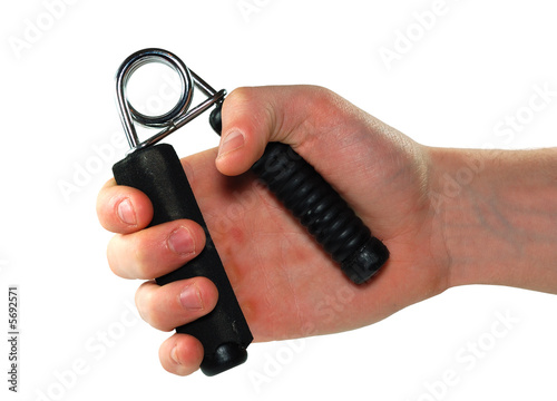 Hand isolated on a white background.