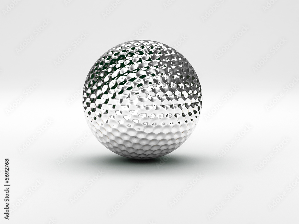 palla da golf argento palla da golf argento