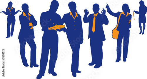 Business team vector