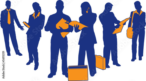Business team vector