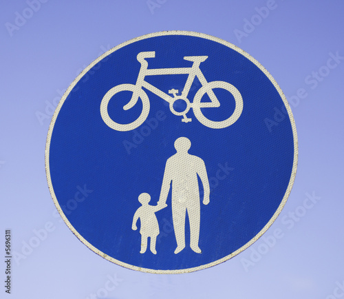 cyclists and pedestrians