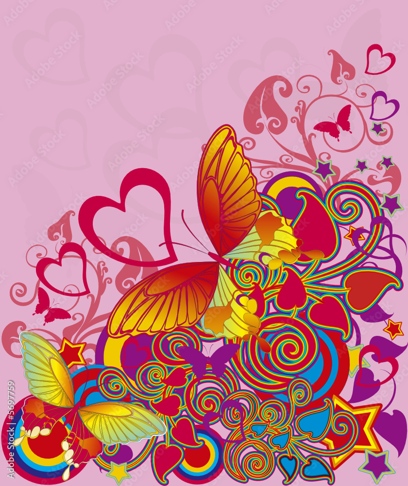 Obraz premium valentine background - vector