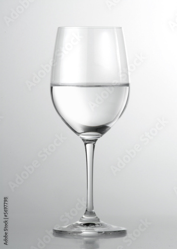 Glass of water with backlight