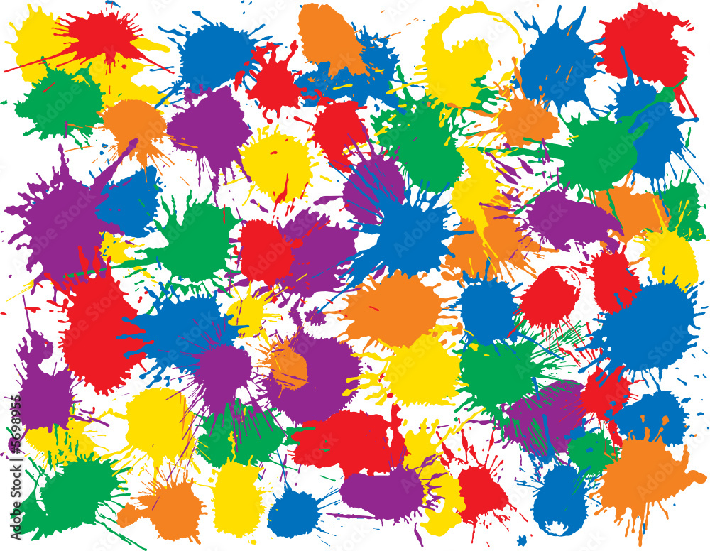 Rainbow Splatter, many inkblots to add to your designs Rainbow Splatter, many inkblots to add to your designs