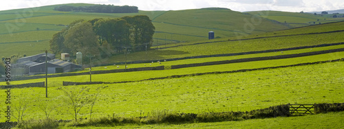 view from the tissington trail cycleway and footpath 