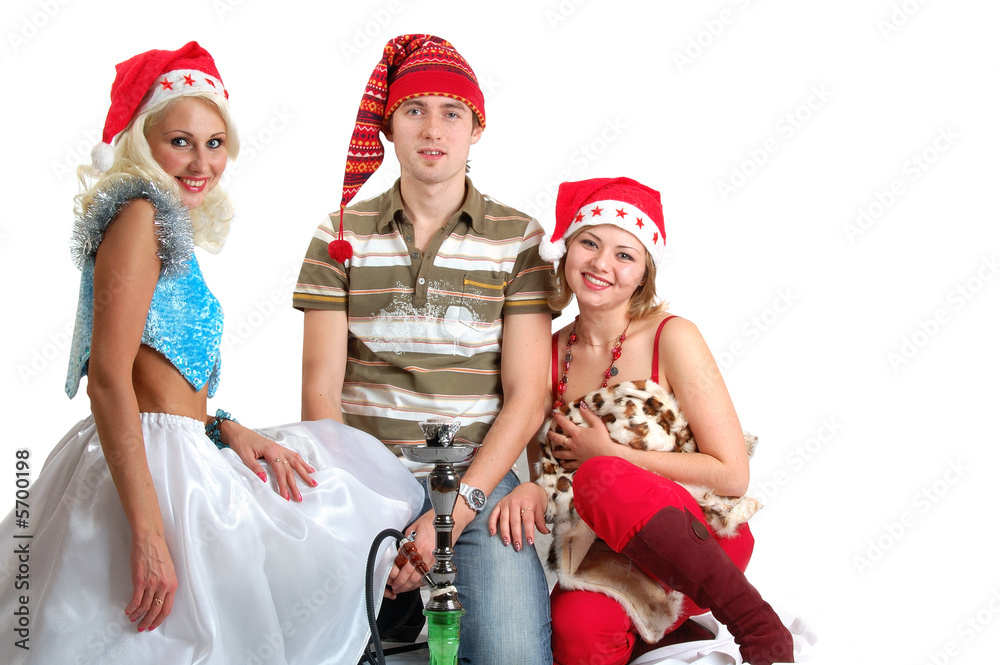 Obraz premium macho Santa