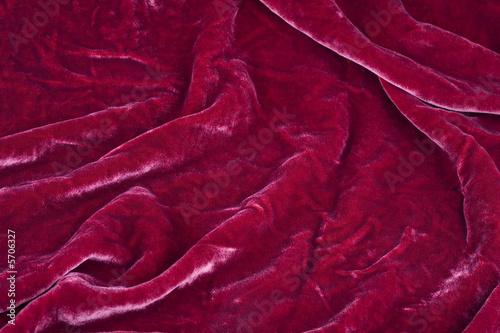 Studio shot of beautiful red soft velvet background