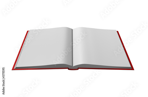 Opened book.