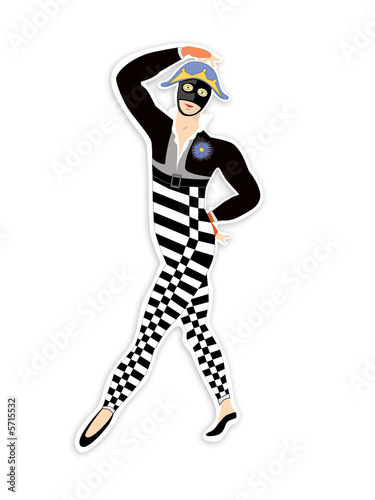 Masked Performer in Pose
