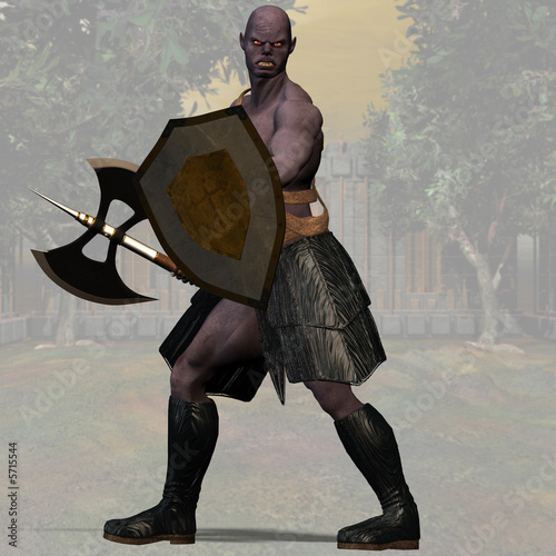 Orc Fantasy Series - Image with Clipping Path photo