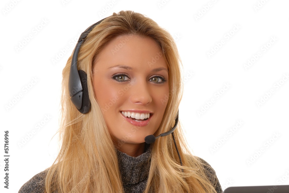 Lovely blond Woman On Telephone Lovely blond Woman On Telephone