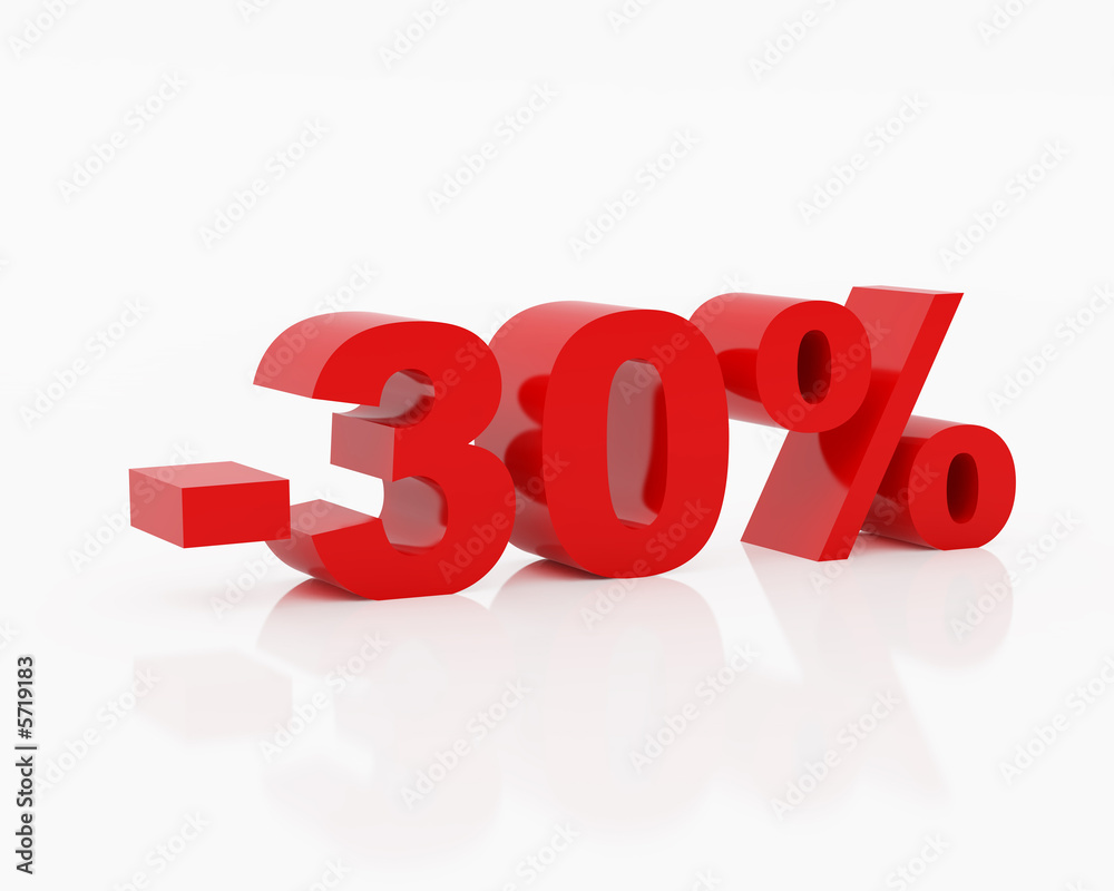 Thirty percent Thirty percent