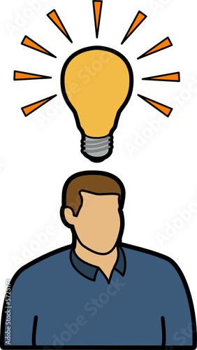 Man With Idea