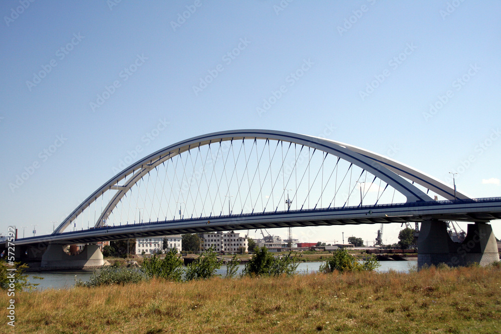 Apollo bridge in Bratislava,Slovakia,Slovak Republic Apollo bridge in Bratislava,Slovakia,Slovak Republic