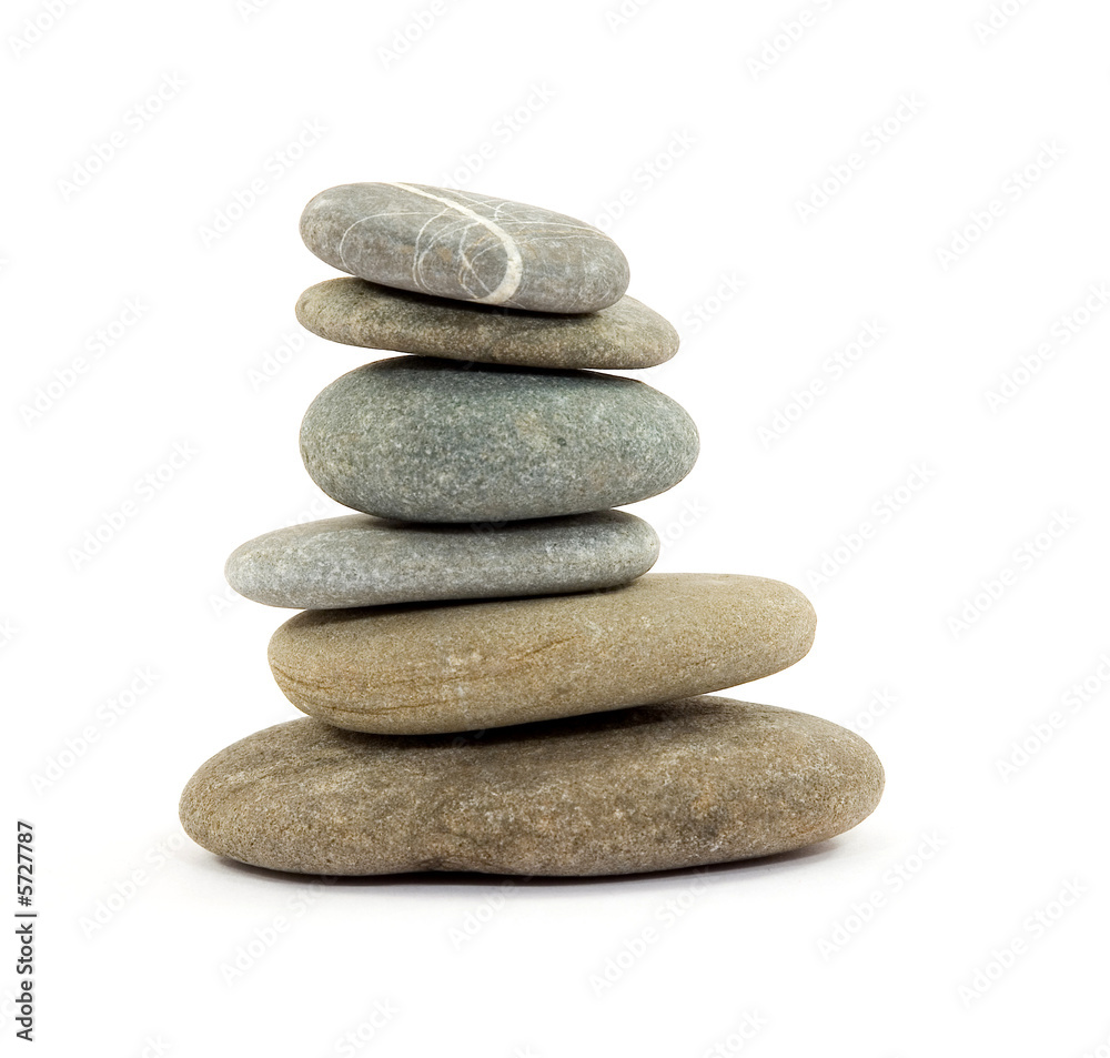 zen spa stones studio isolated