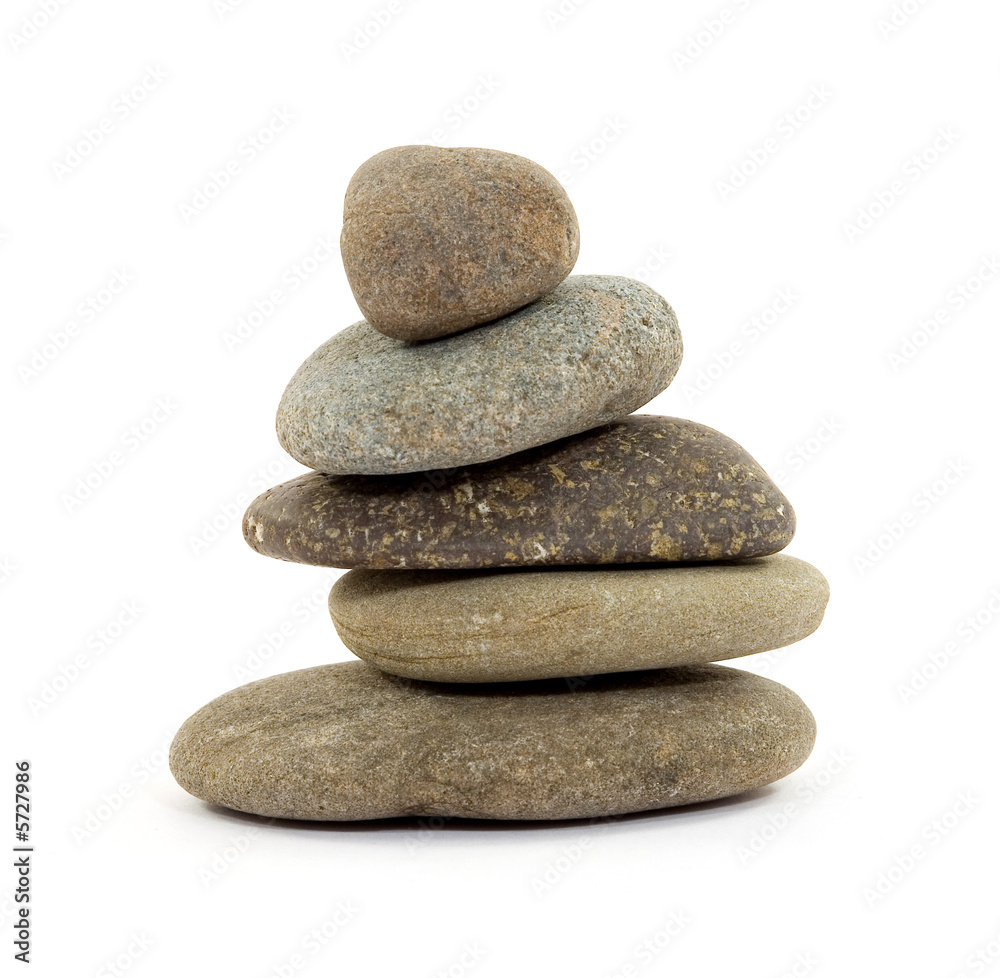 zen spa stones studio isolated