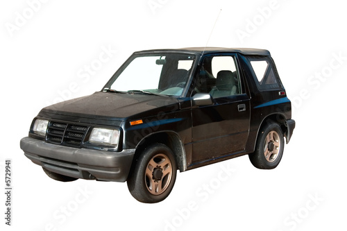 small black four wheel drive 