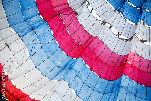 a big colorful parachute  photo