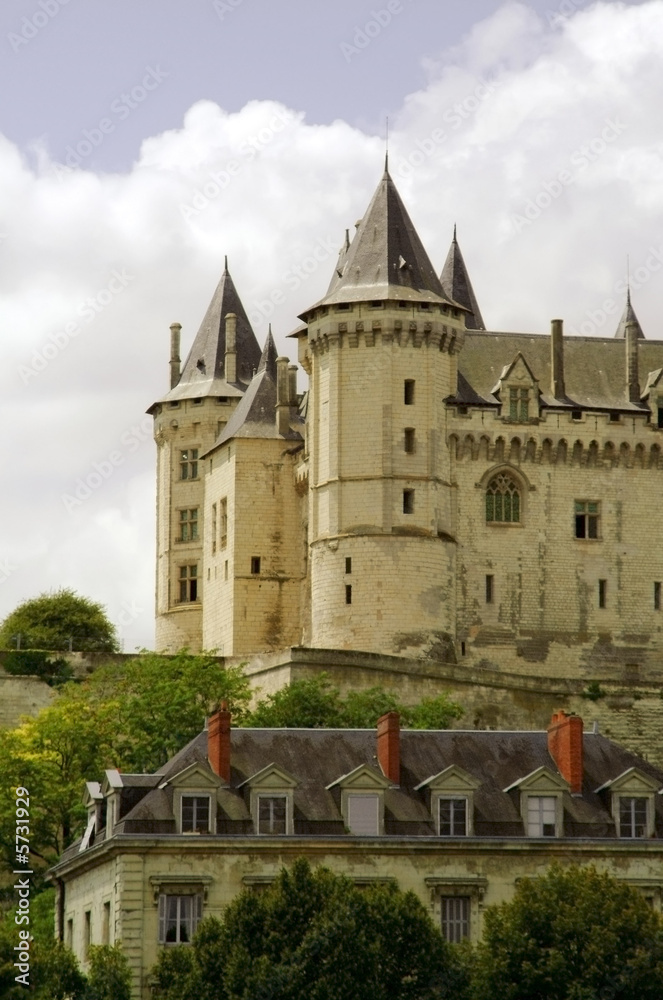 The chateau at saumur france.