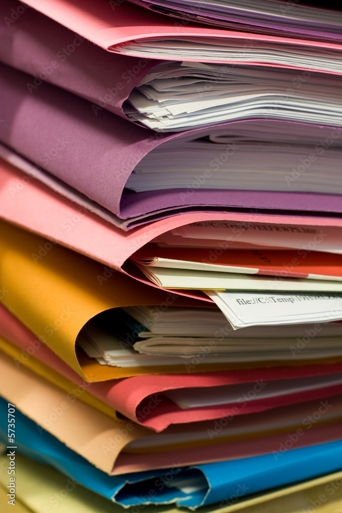 dossier classeur papier administratif décision contrat 04 Stock Photo |  Adobe Stock