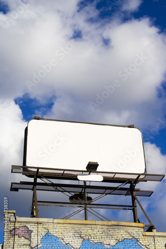 Place your text here - empty ad space in the sky 2 photo