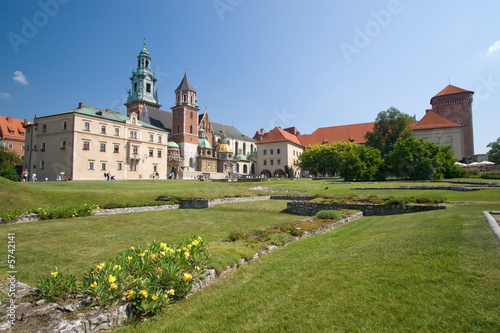 Wawel castle in Krakow, Poland