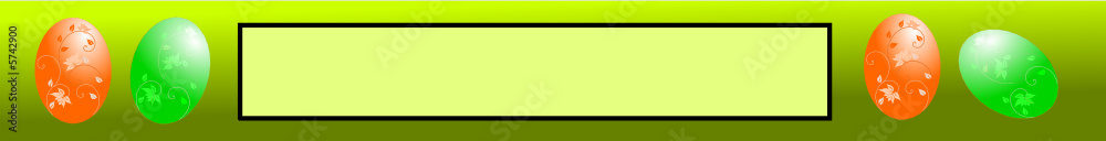 Fototapeta premium bannière de pâques