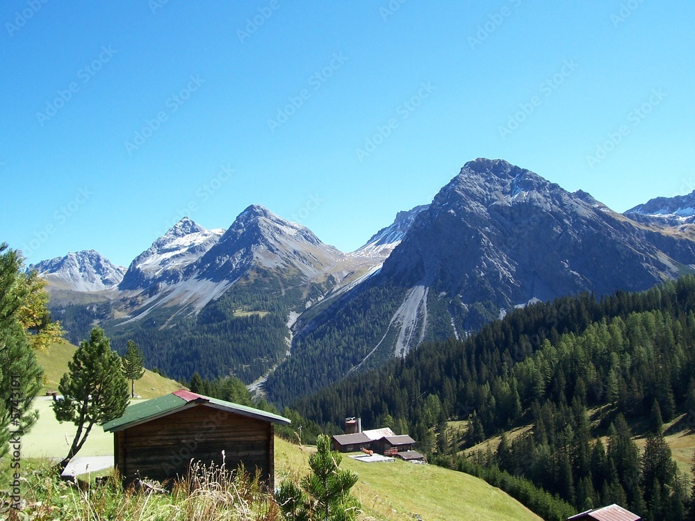 Berglandschaft , Schweiz
