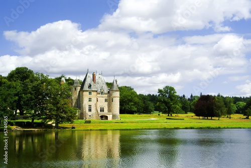 A chateau in the loire valley, France, Europe. photo