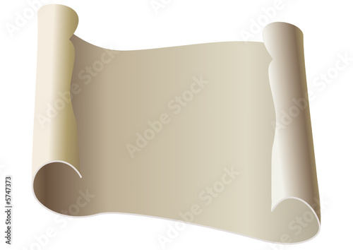 Old scroll paper