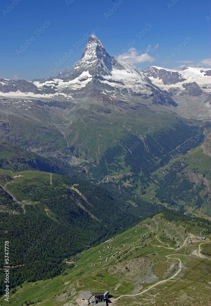 Rothornblick zur Königin von Zermatt